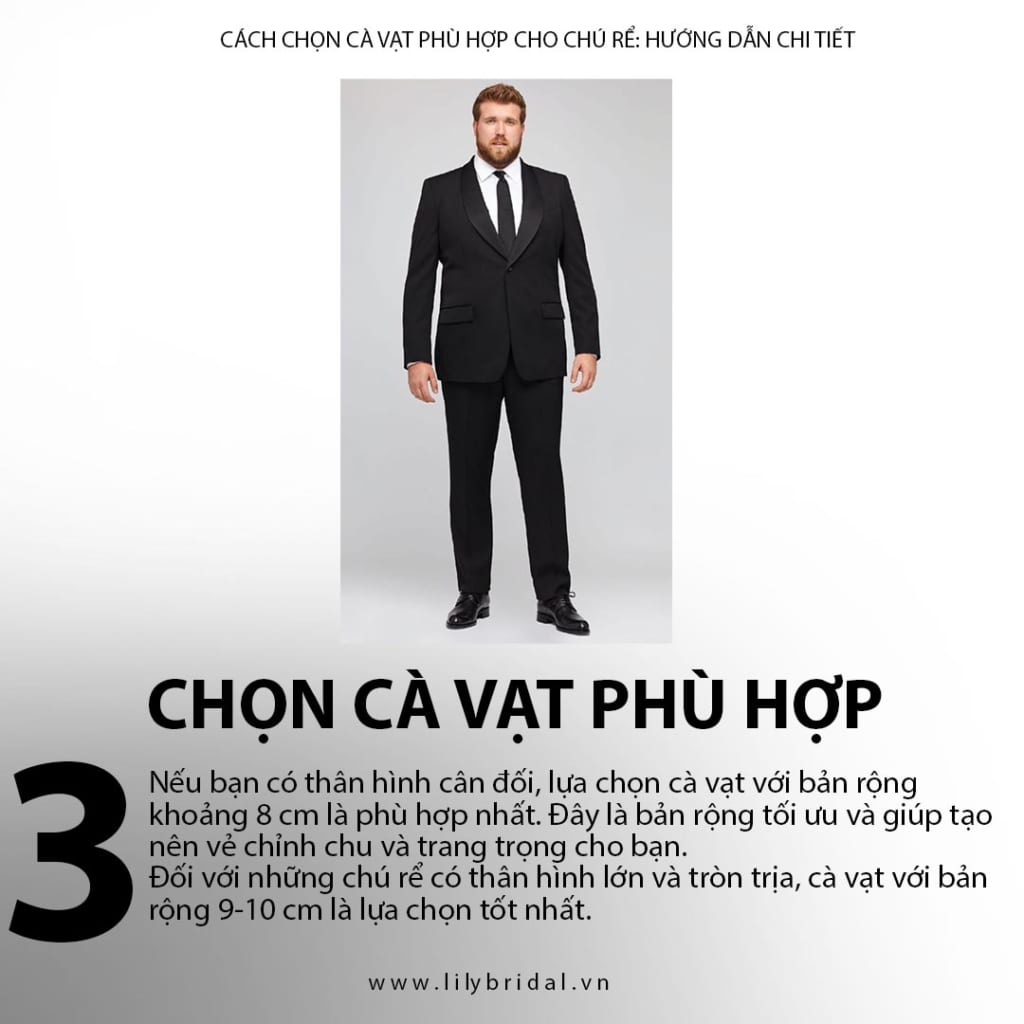 Hướng dẫn chọn cà vạt phù hợp