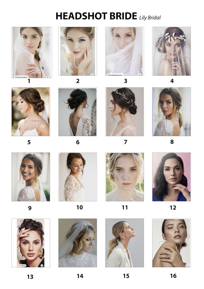 Cách tạo kiểu headshot dành cho bride