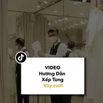 Video Hướng dẫn xếp tùng váy cưới