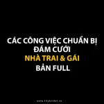 Các công việc chuẩn bị đám cưới cho nhà trai và nhà gái - ảnh bìa